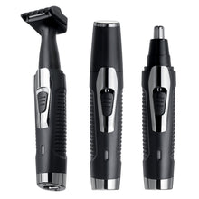 Load image into Gallery viewer, 2 In 1 USB Men Electric Shaver Nose Hair Trimmer Hair Clipper Shaving Tool
