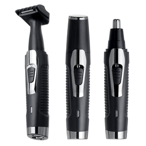 2 In 1 USB Men Electric Shaver Nose Hair Trimmer Hair Clipper Shaving Tool
